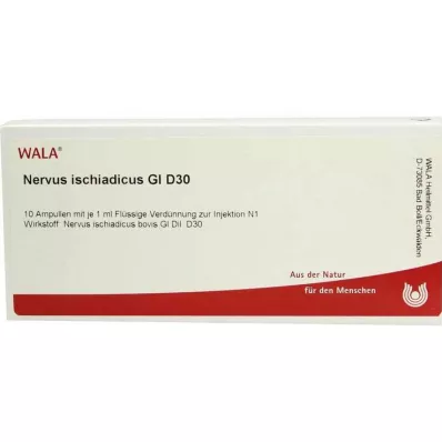 NERVUS ISCHIADICUS GL D 30 Ampuller, 10X1 ml NERVUS ISCHIADICUS GL D 30 Ampuller, 10X1 ml