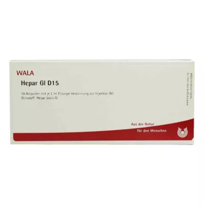 HEPAR GL D 15 Ampuller, 10X1 ml