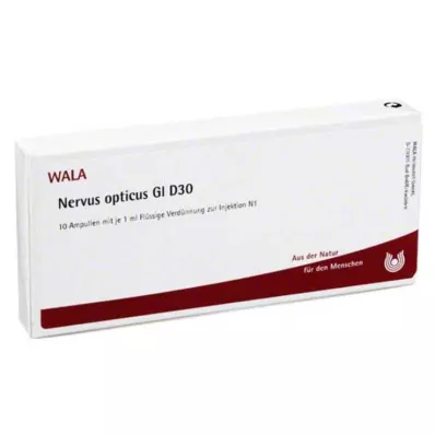 NERVUS OPTICUS GL D 30 Ampuller, 10X1 ml NERVUS OPTICUS GL D 30 Ampuller, 10X1 ml
