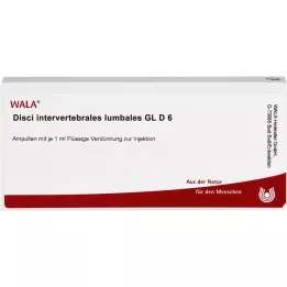 DISCI intervertebral lumbales GL D 6 ampuller, 10X1 ml