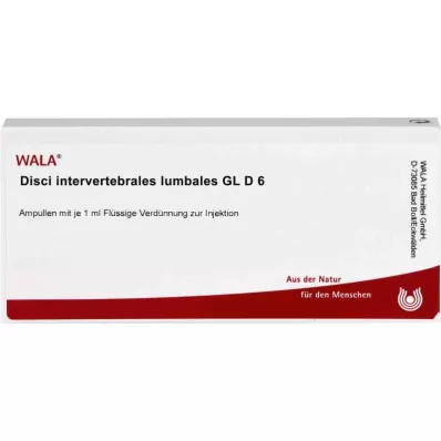 DISCI intervertebral lumbales GL D 6 ampuller, 10X1 ml DISCI intervertebral lumbales GL D 6 ampuller, 10X1 ml