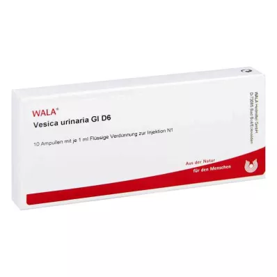 VESICA URINARIA GL D 6 Ampuller, 10X1 ml