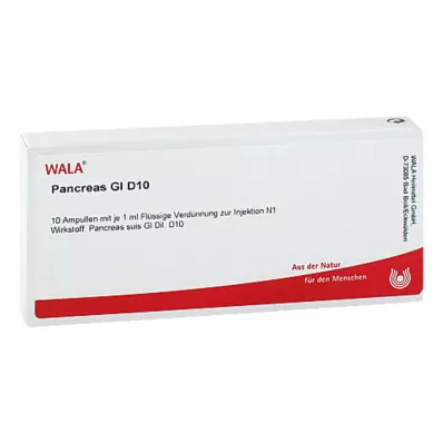PANCREAS GL D 10 ampuller, 10X1 ml