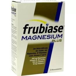 FRUBIASE MAGNESIUM Plus brustabletter, 20 st