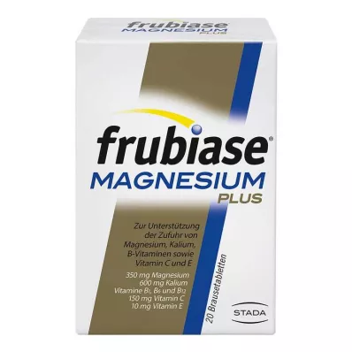 FRUBIASE MAGNESIUM Plus brustabletter, 20 st