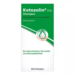 KETOZOLIN 2% Schampo, 60 ml