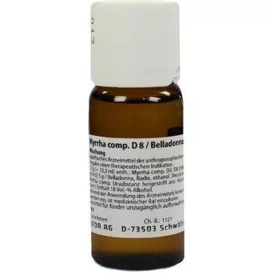MYRRHA comp.D 8/Belladonna Radix D 10 aa blandning, 50 ml