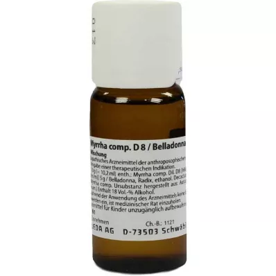 MYRRHA comp.D 8/Belladonna Radix D 10 aa blandning, 50 ml MYRRHA comp.D 8/Belladonna Radix D 10 aa blandning, 50 ml