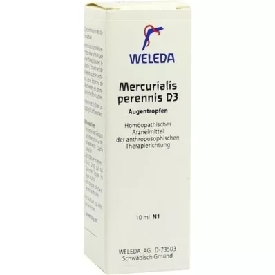 MERCURIALIS PERENNIS D 3 ögondroppar, 10 ml