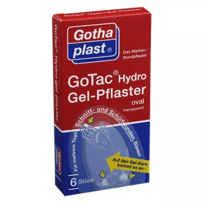 GOTAC Sårfilm med gelkudde, 6 st GOTAC Sårfilm med gelkudde, 6 st