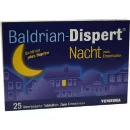 BALDRIAN DISPERT Tablett Natt för att somna, 25 st