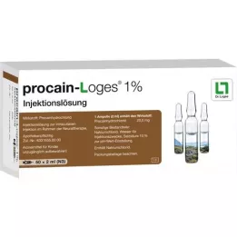 PROCAIN-Loges 1% injektionsvätska, lösning Ampuller, 50X2 ml