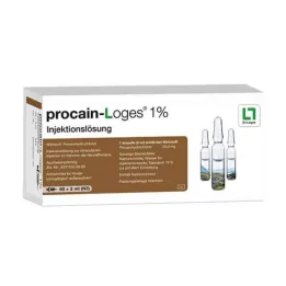 PROCAIN-Loges 1% injektionsvätska, lösning Ampuller, 50X2 ml