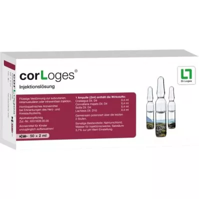 CORLOGES Ampuller med injektionsvätska, 50X2 ml