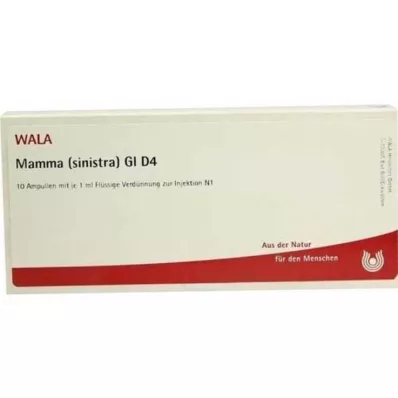 MAMMA SINISTRA GL D 4 Ampuller, 10X1 ml MAMMA SINISTRA GL D 4 Ampuller, 10X1 ml