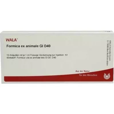 FORMICA EX animale GL D 40 ampuller, 10X1 ml FORMICA EX animale GL D 40 ampuller, 10X1 ml