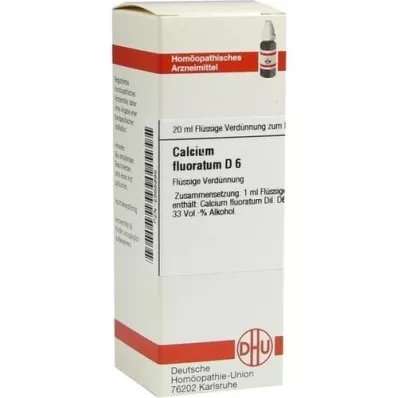 CALCIUM FLUORATUM D 6 Utspädning, 20 ml