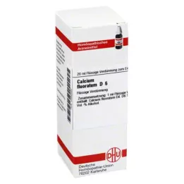 CALCIUM FLUORATUM D 6 Utspädning, 20 ml