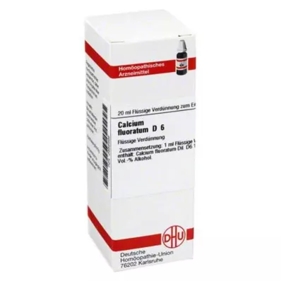 CALCIUM FLUORATUM D 6 Utspädning, 20 ml CALCIUM FLUORATUM D 6 Utspädning, 20 ml