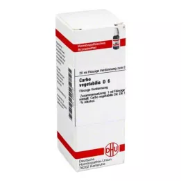 CARBO VEGETABILIS D 6 Utspädning, 20 ml