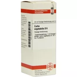 CARBO VEGETABILIS D 6 Utspädning, 20 ml