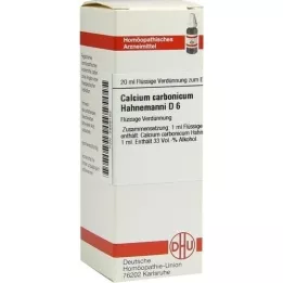 CALCIUM CARBONICUM Hahnemanni D 6 Spädning, 20 ml