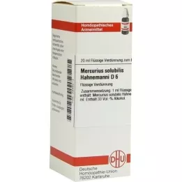 MERCURIUS SOLUBILIS Hahnemanni D 6 Spädning, 20 ml