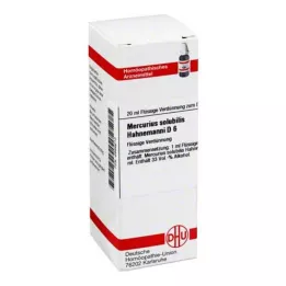 MERCURIUS SOLUBILIS Hahnemanni D 6 Spädning, 20 ml