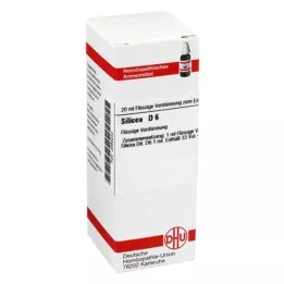 SILICEA D 6 Utspädning, 20 ml