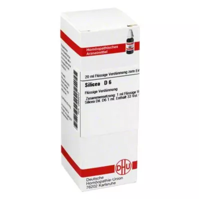 SILICEA D 6 Utspädning, 20 ml