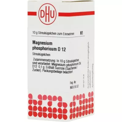 MAGNESIUM PHOSPHORICUM D 12 kulor, 10 g