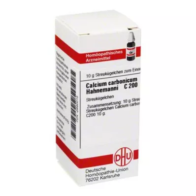 CALCIUM CARBONICUM Hahnemanni C 200 globuli, 10 g CALCIUM CARBONICUM Hahnemanni C 200 globuli, 10 g