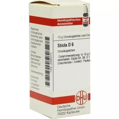 STICTA D 6 kulor, 10 g