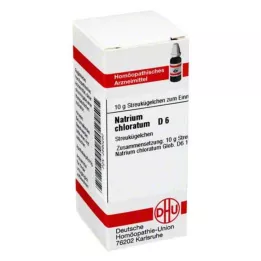 NATRIUM CHLORATUM D 6 kulor, 10 g