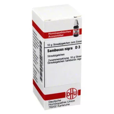 SAMBUCUS NIGRA D 3 kulor, 10 g