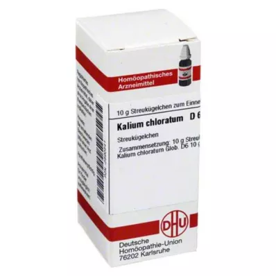 KALIUM CHLORATUM D 6 kulor, 10 g KALIUM CHLORATUM D 6 kulor, 10 g