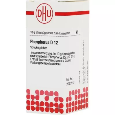 PHOSPHORUS D 12 kulor, 10 g