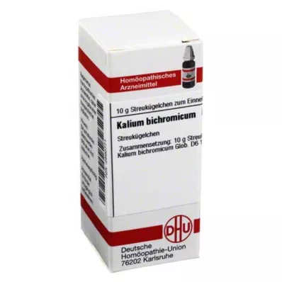 KALIUM BICHROMICUM D 6 kulor, 10 g KALIUM BICHROMICUM D 6 kulor, 10 g