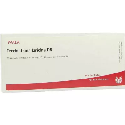 TEREBINTHINA LARICINA D 8 Ampuller, 10X1 ml TEREBINTHINA LARICINA D 8 Ampuller, 10X1 ml