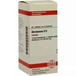 ABROTANUM D 6 tabletter, 80 pc