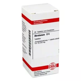 ABROTANUM D 6 tabletter, 80 pc