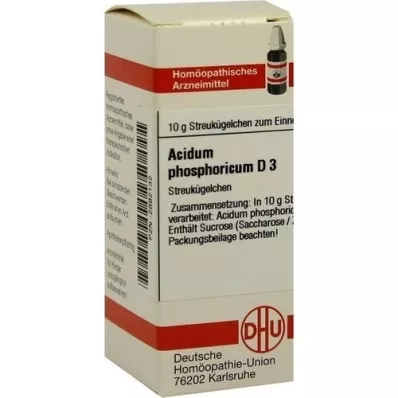 ACIDUM PHOSPHORICUM D 3 kulor, 10 g