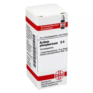 ACIDUM PHOSPHORICUM D 6 kulor, 10 g ACIDUM PHOSPHORICUM D 6 kulor, 10 g