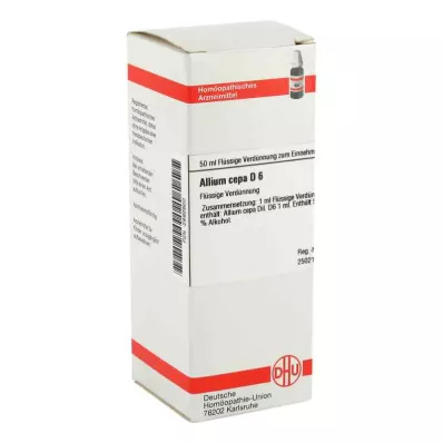 ALLIUM CEPA D 6 Utspädning, 50 ml ALLIUM CEPA D 6 Utspädning, 50 ml