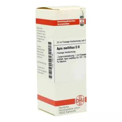 APIS MELLIFICA D 8 utspädning, 20 ml