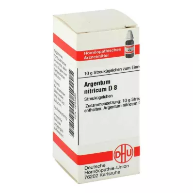 ARGENTUM NITRICUM D 8 kulor, 10 g
