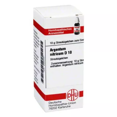 ARGENTUM NITRICUM D 10 globuli, 10 g ARGENTUM NITRICUM D 10 globuli, 10 g