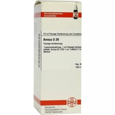 ARNICA D 20 utspädning, 50 ml