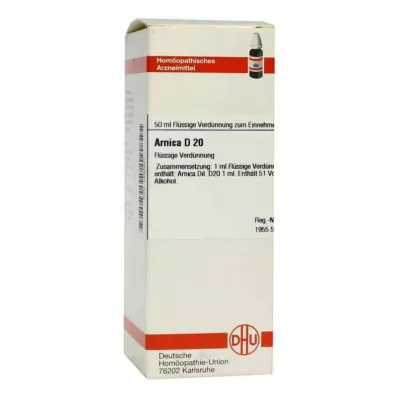 ARNICA D 20 utspädning, 50 ml ARNICA D 20 utspädning, 50 ml