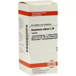 ARSENICUM ALBUM C 30 tabletter, 80 pc